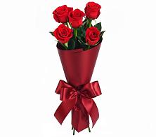Букет 5 Красных роз Эдлесс Лав в Даниловке