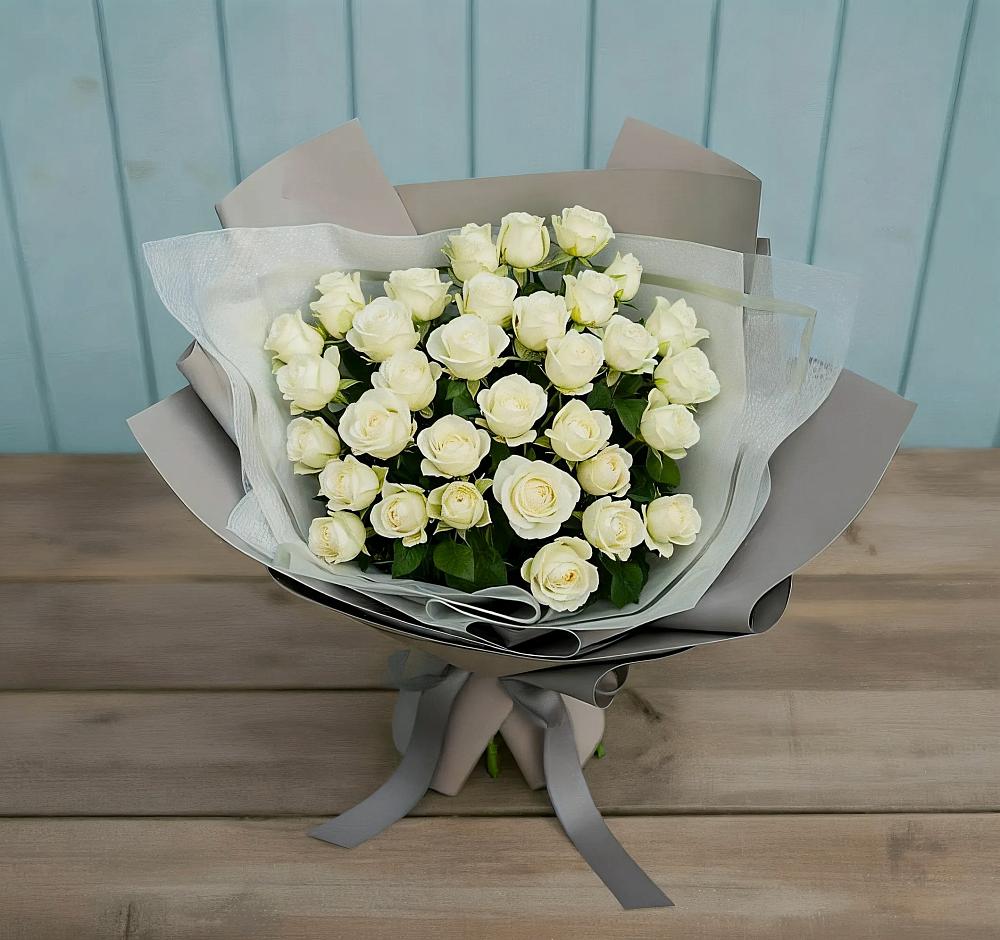 Букет Белоснежная нежность в Даниловке
