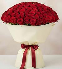 Букет 101 Красная роза Милано в Даниловке