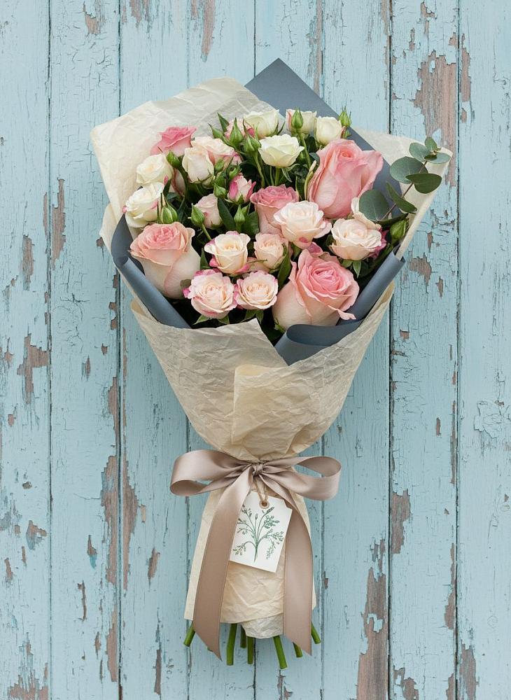 Букет цветов из: Розы в Даниловке