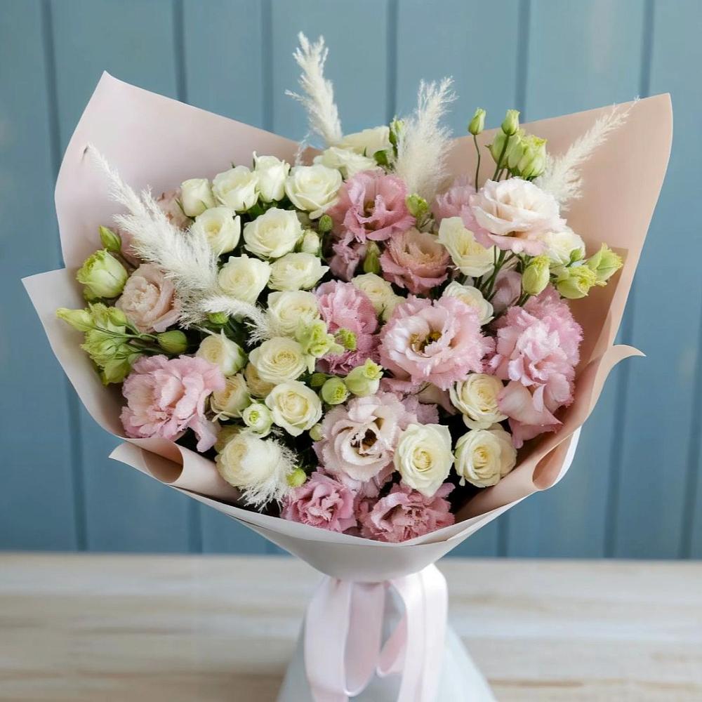 Букет цветов из: Альстромерии и Розы в Даниловке