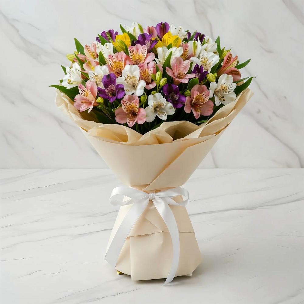 Букет цветов из: Альстромерии в Даниловке