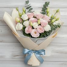 Букет цветов из:  Лизиантусы #REPLACE_PRED# Даниловке