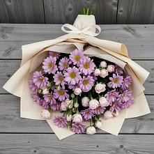 Букет цветов из:  Розы и Хризантемы #REPLACE_PRED# Даниловке