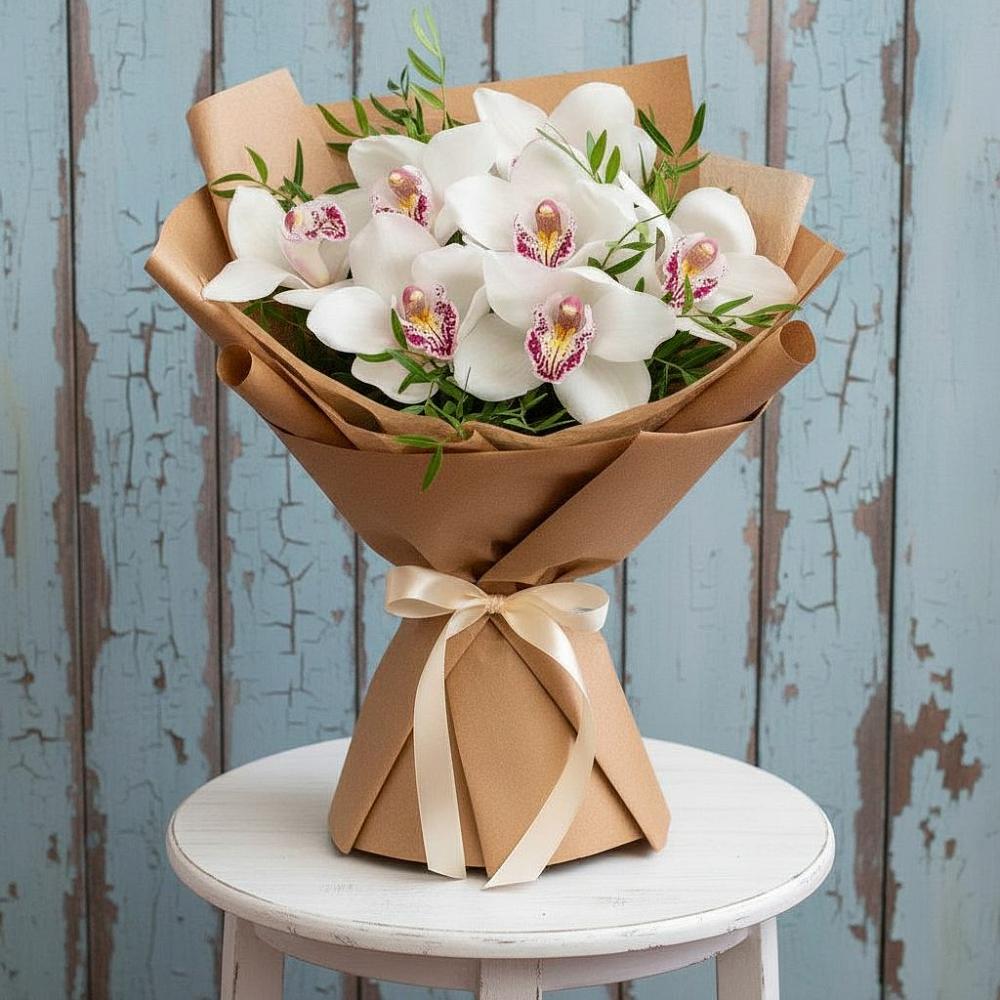 Букет цветов из: Орхидеи и Розы в Даниловке