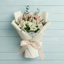 Букет цветов из:  Альстромерии #REPLACE_PRED# Даниловке