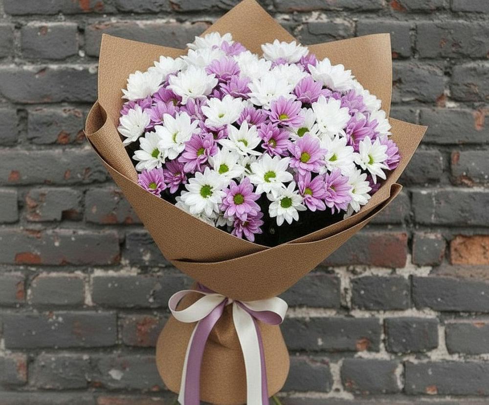 Букет цветов из: Хризантемы в Даниловке