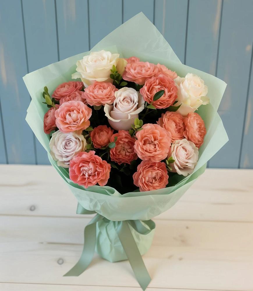 Букет цветов из: Розы в Даниловке