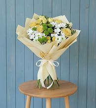 Букет цветов из:  Хризантемы и Розы #REPLACE_PRED# Даниловке