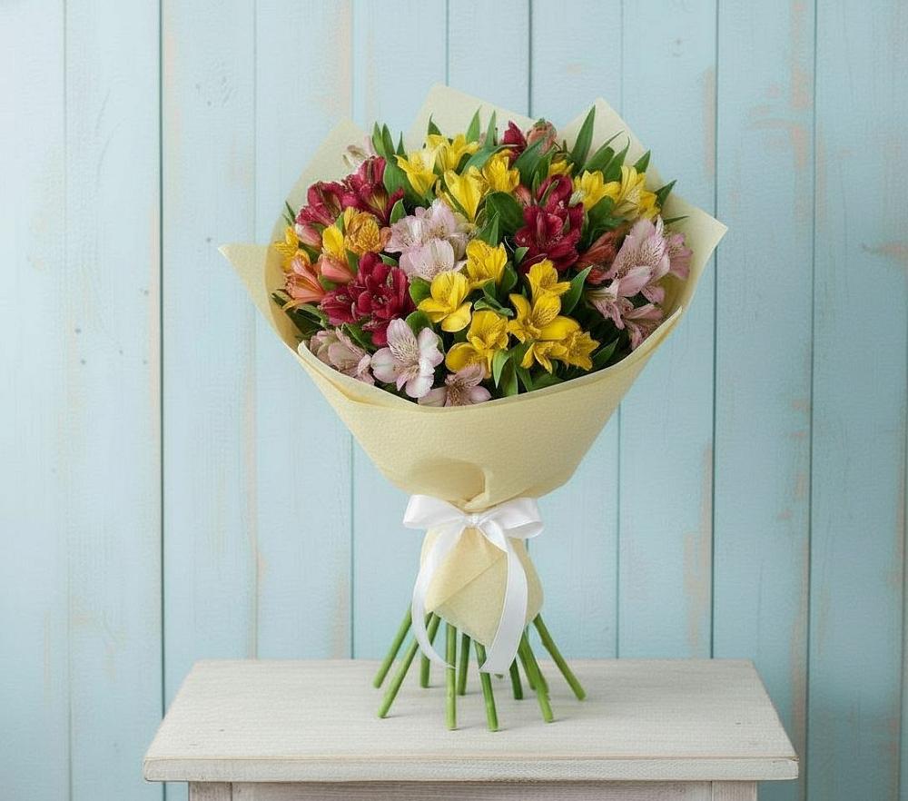 Букет цветов из: Альстромерии в Даниловке