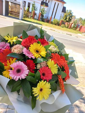 Букет цветов из: Герберы в Даниловке